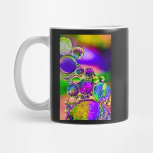 "Psychedelic Bubbles" - Fluid Art Photography Mug